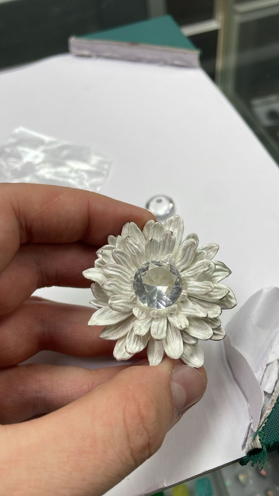 Physical jewelry sample for approval