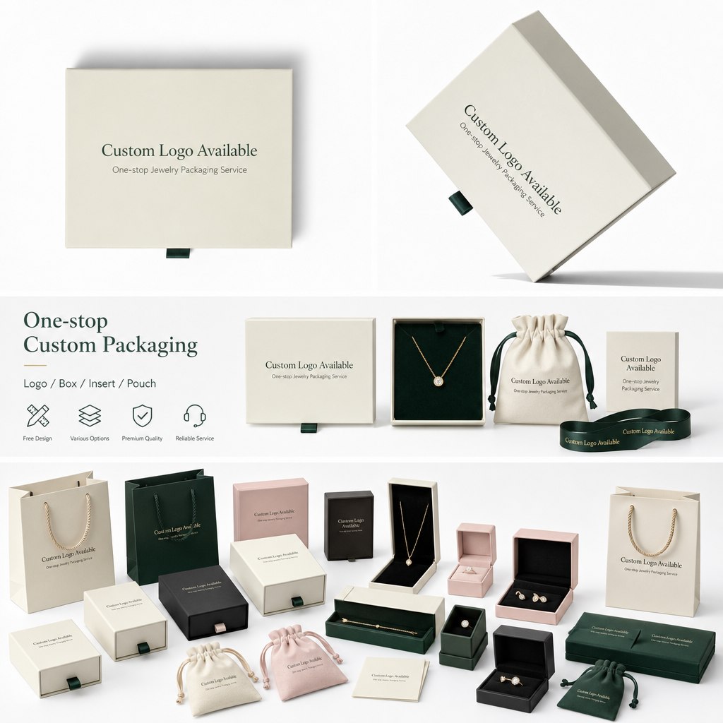 Custom jewelry cards pouches and packaging options