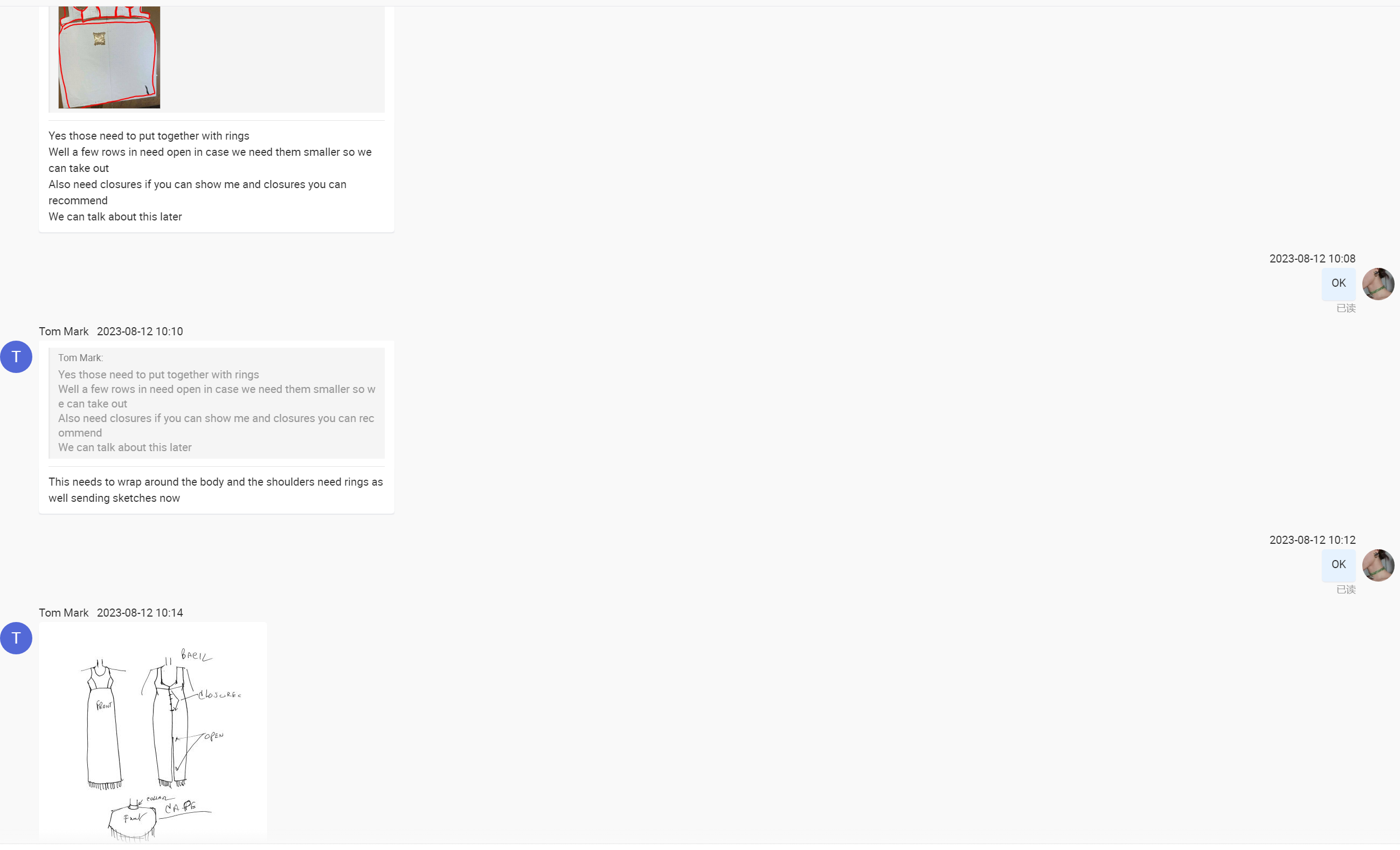 I clarified how sections would connect and open.